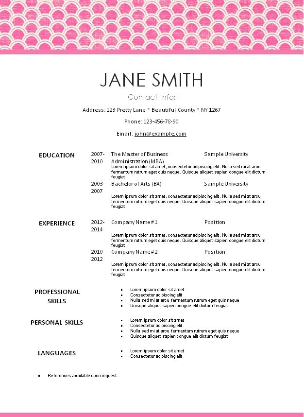 Creative Resume Templates creative-resume-templates